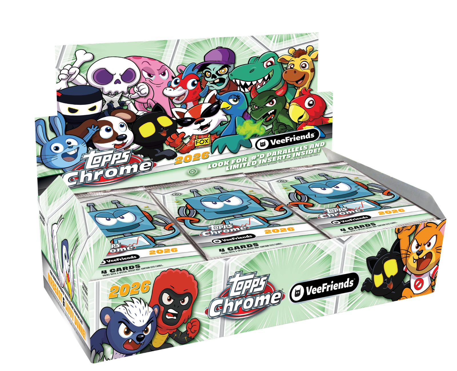 2026 Topps VeeFriends Chrome Hobby Box