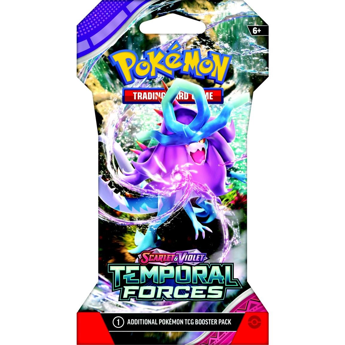 Pokemon Scarlet & Violet Temporal Forces Sleeved Booster Pack 144 Pack Case - Image 2
