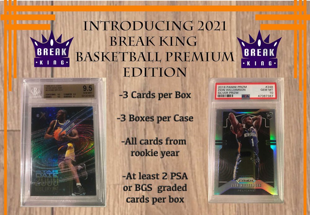2021 Leaf Break Kings Premium Basketball 3 Box Case - Image 3