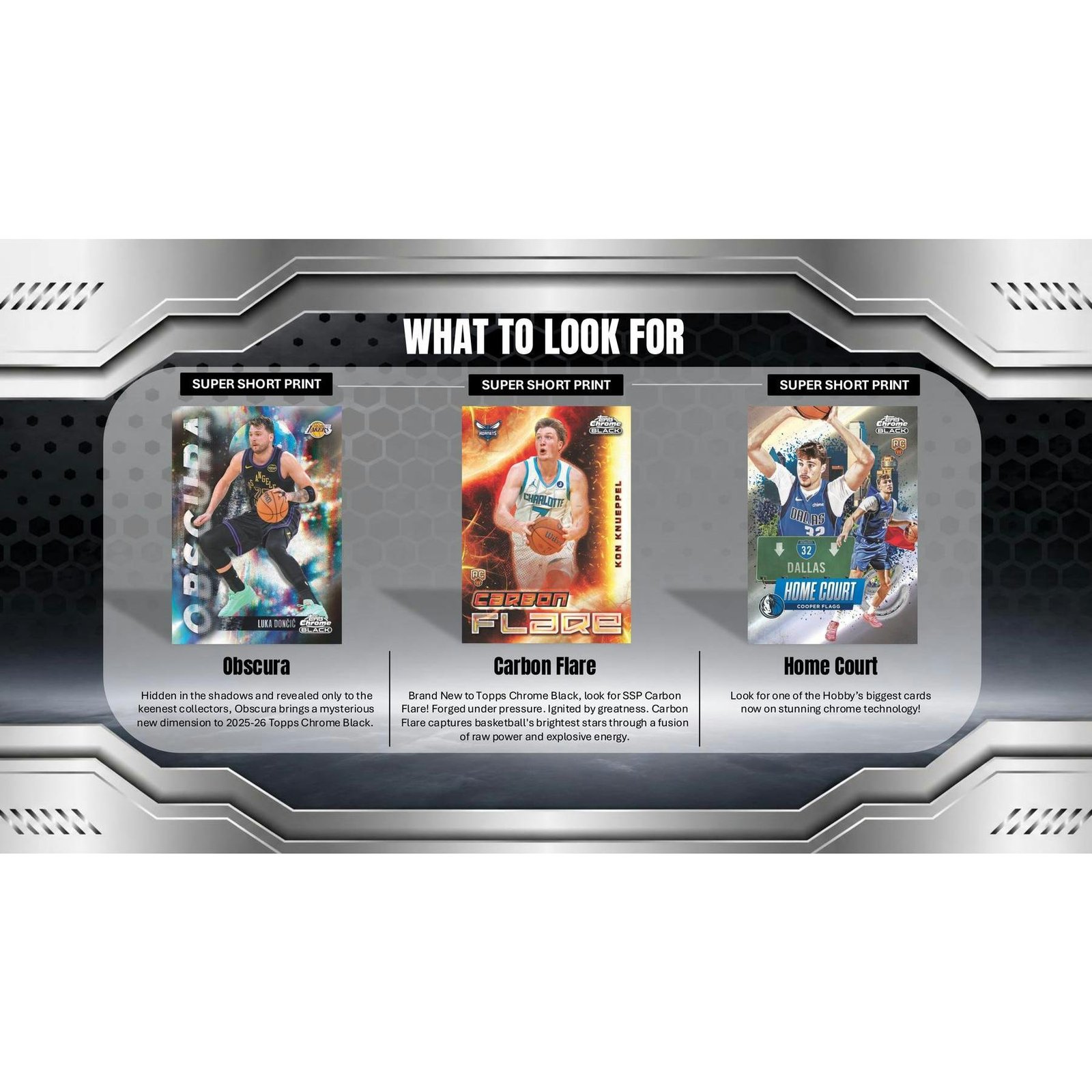 2025/26 Topps Chrome Black Basketball Hobby Box (Presell) - Image 6