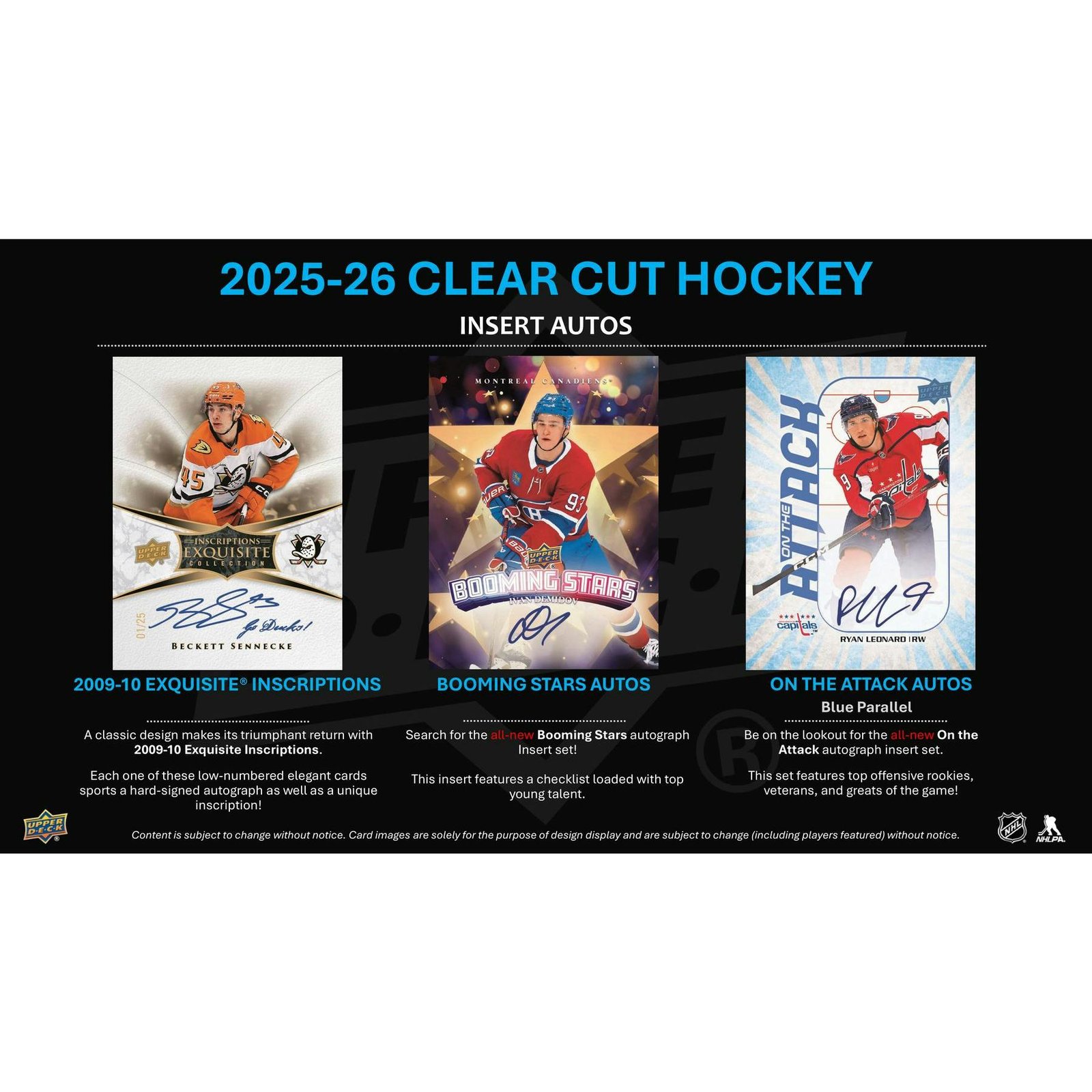 2025/26 Upper Deck Clear Cut Hockey Hobby 30-Box Case - Image 7