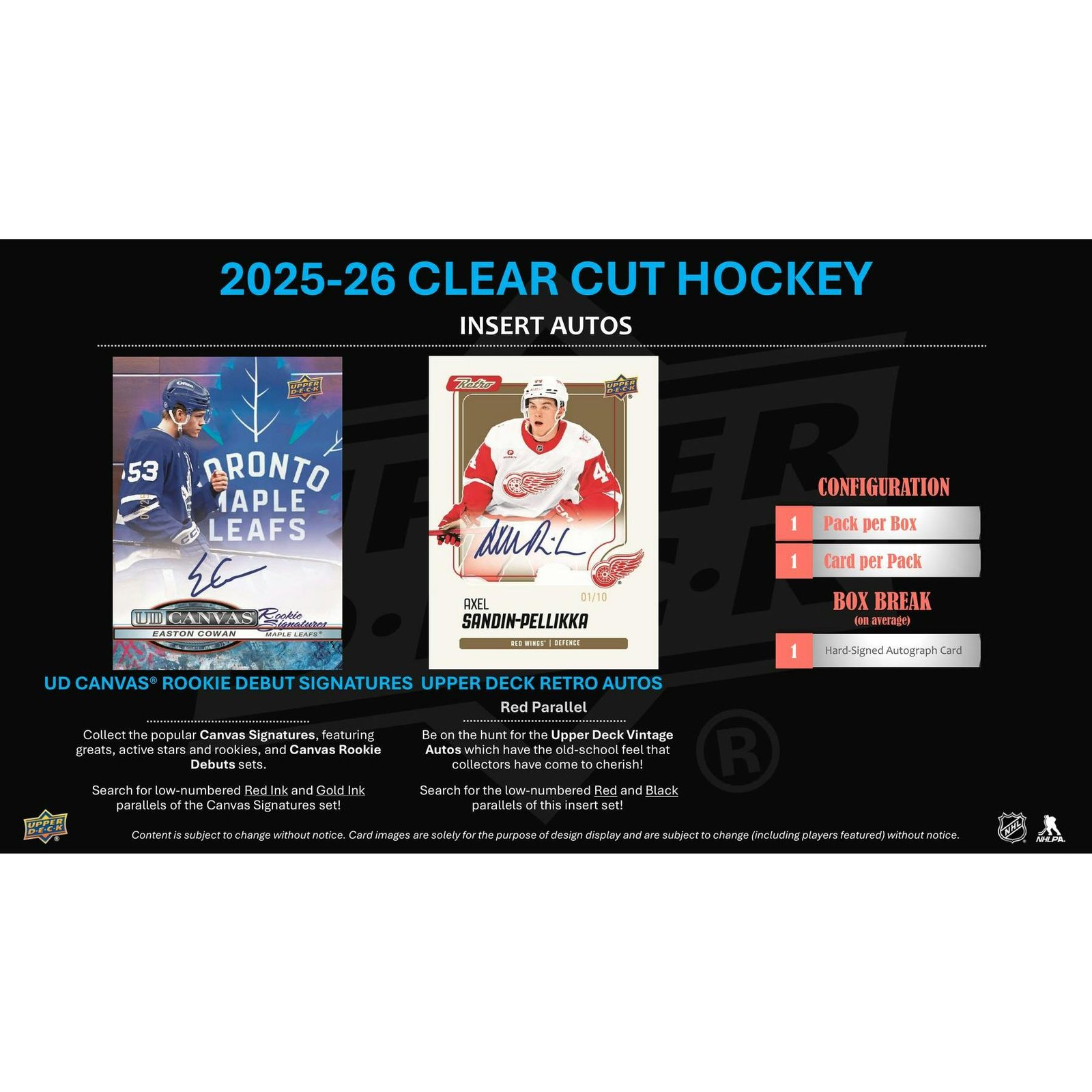 2025/26 Upper Deck Clear Cut Hockey Hobby 30-Box Case - Image 8
