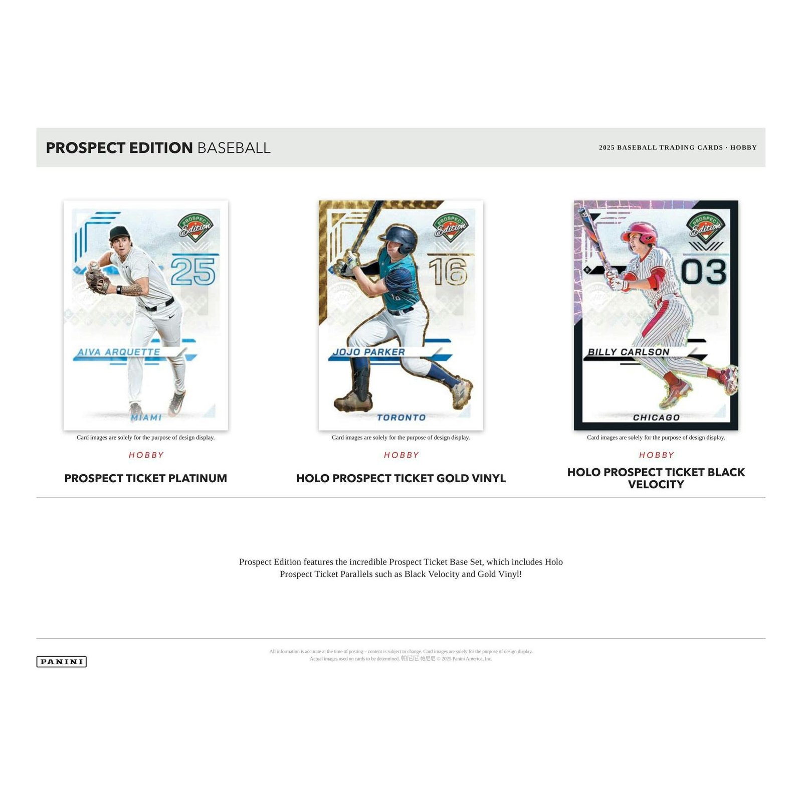 2025 Panini Prospect Edition Baseball Hobby 20-Box Case - Image 9