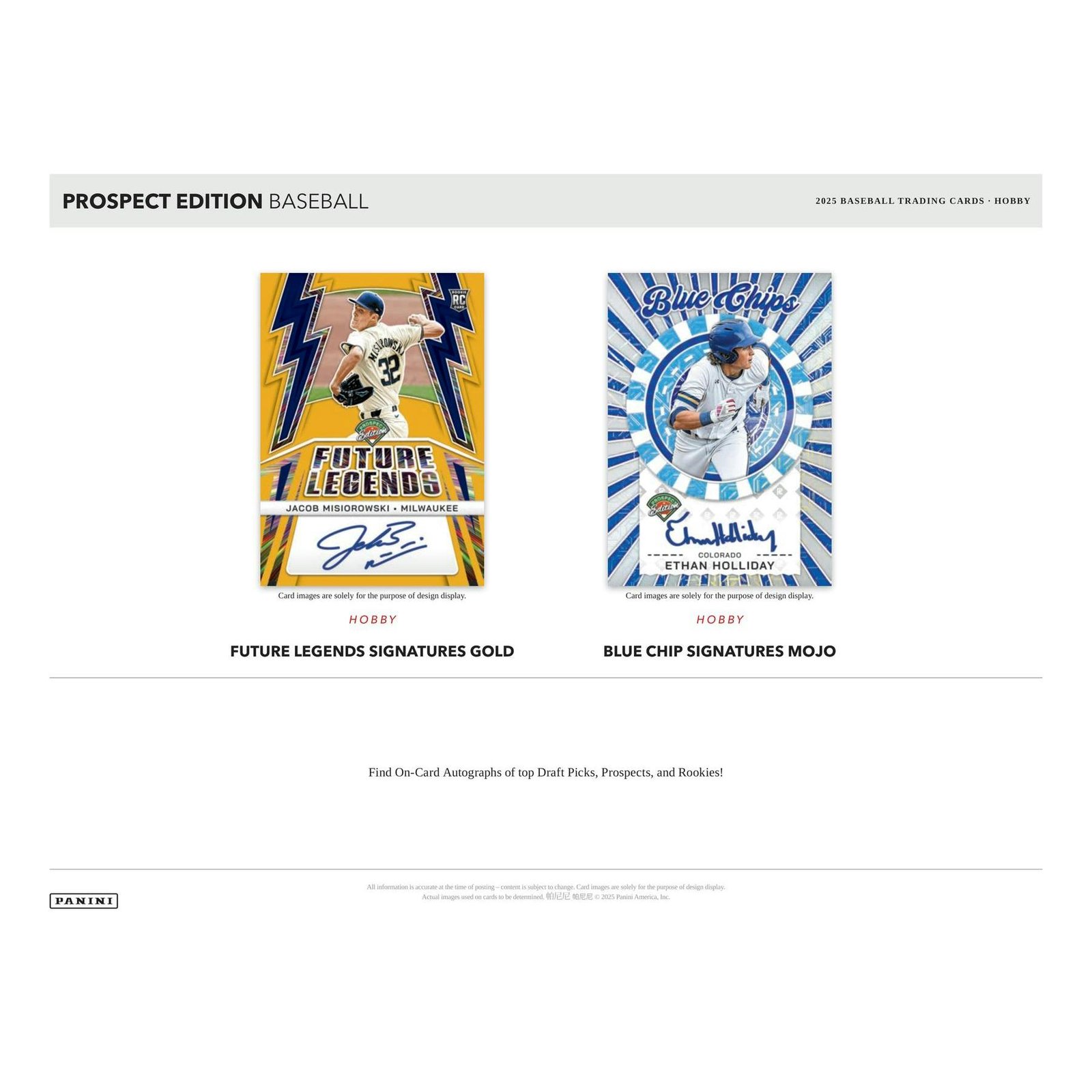 2025 Panini Prospect Edition Baseball Hobby 20-Box Case - Image 10