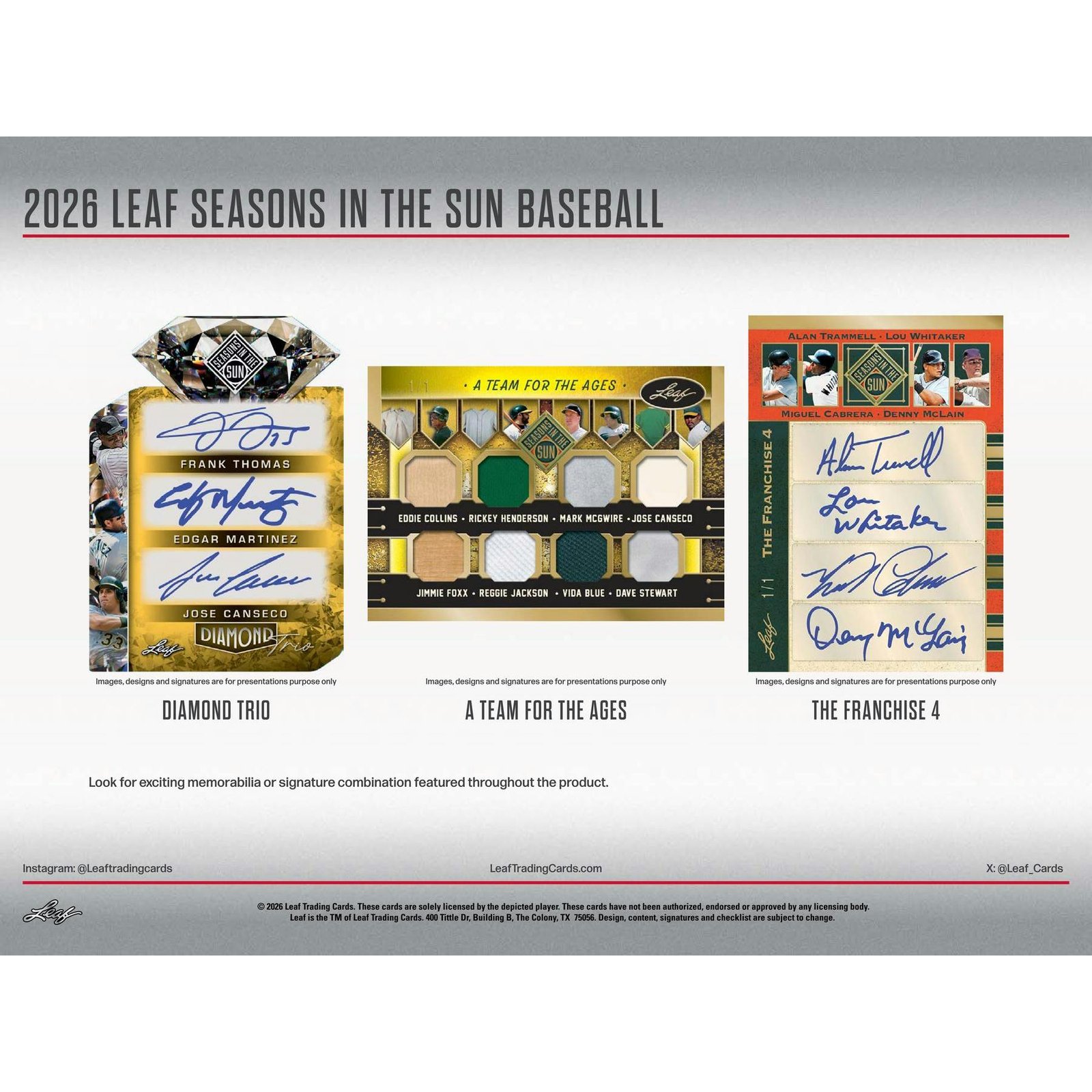 2026 Leaf Seasons in the Sun Baseball Hobby 10-Box Case - Image 10