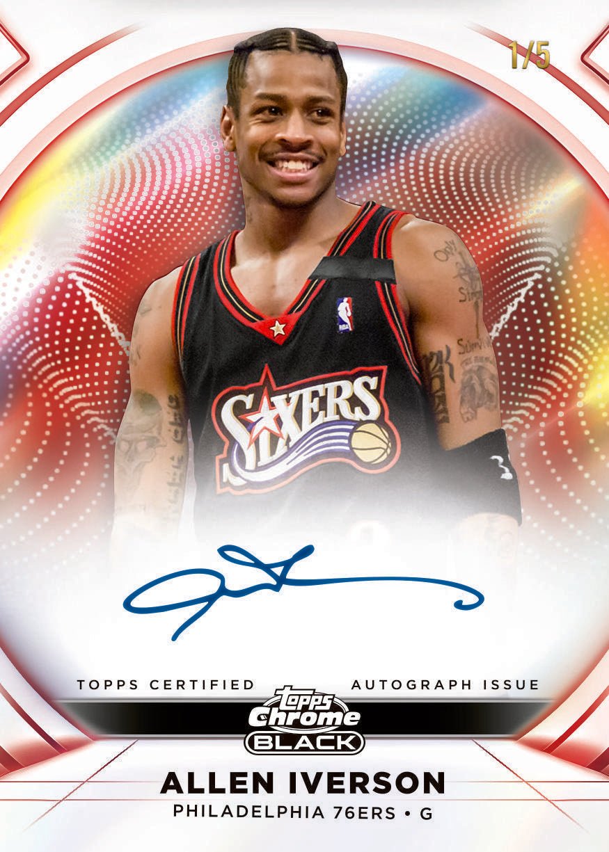 2025/26 Topps Chrome Black Basketball Hobby Box - Image 9