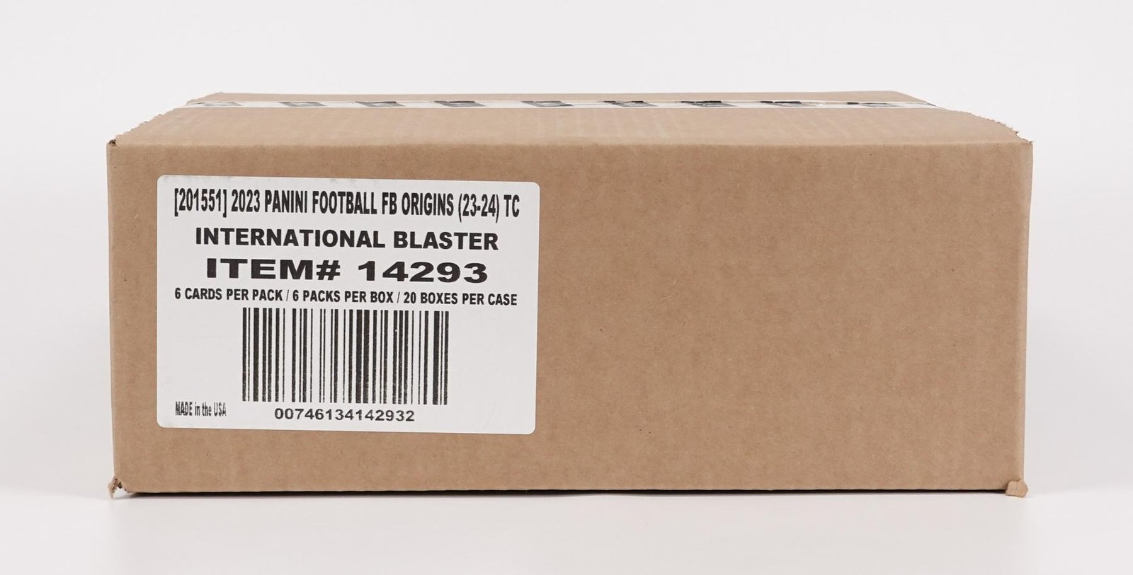2023 Panini Origins International Football Blaster 20-Box Case - Image 2