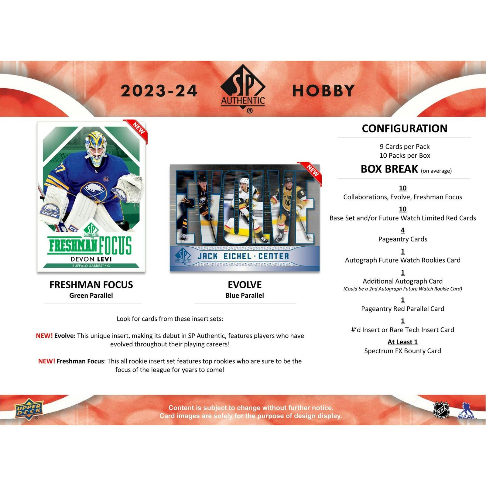 2023/24 Upper Deck SP Authentic Hockey Hobby 16-Box Case - Image 11