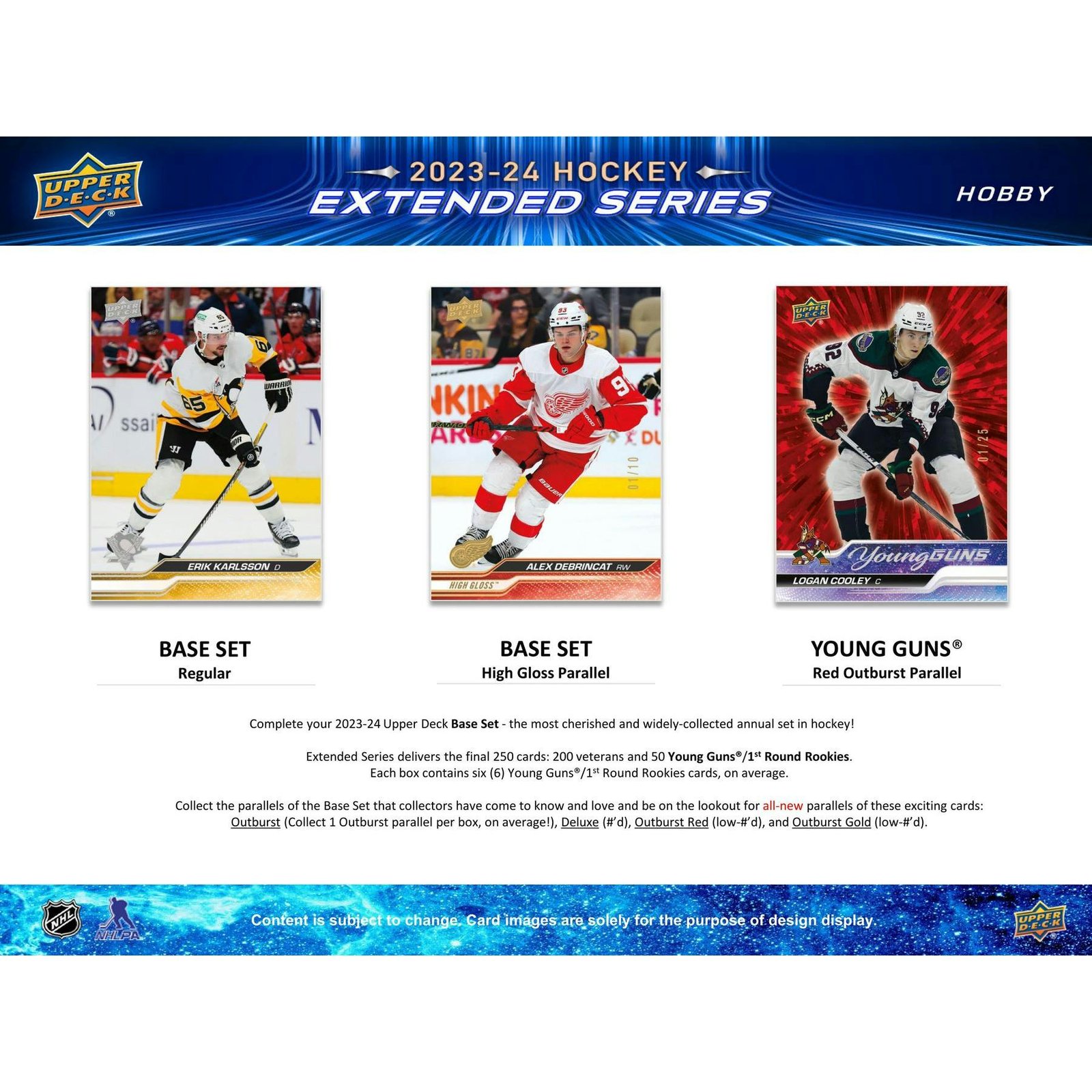 2023/24 Upper Deck Extended Series Hockey Hobby 12-Box Case - Image 5