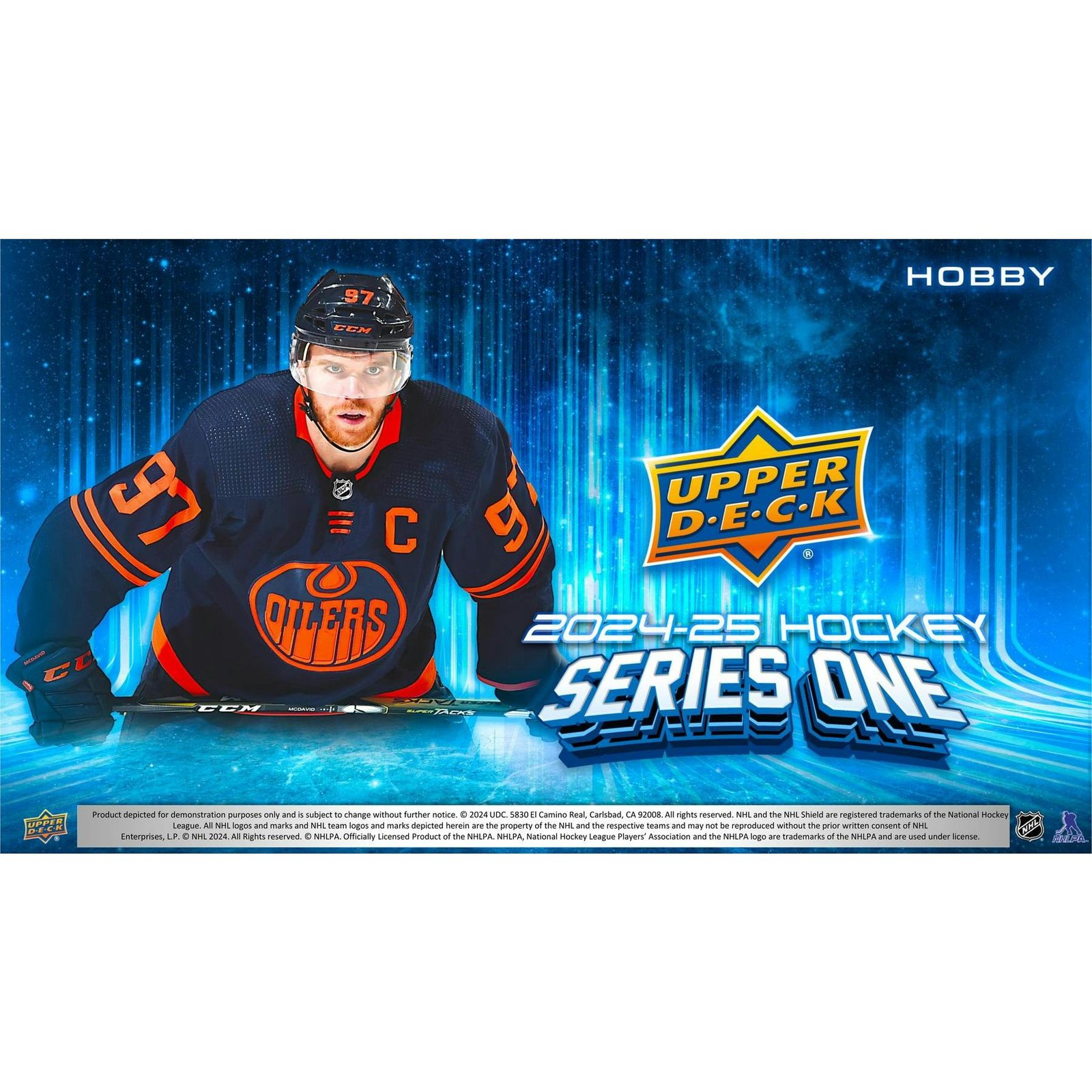 2024/25 Upper Deck Series 1 Hockey Hobby 12-Box Case - Image 6