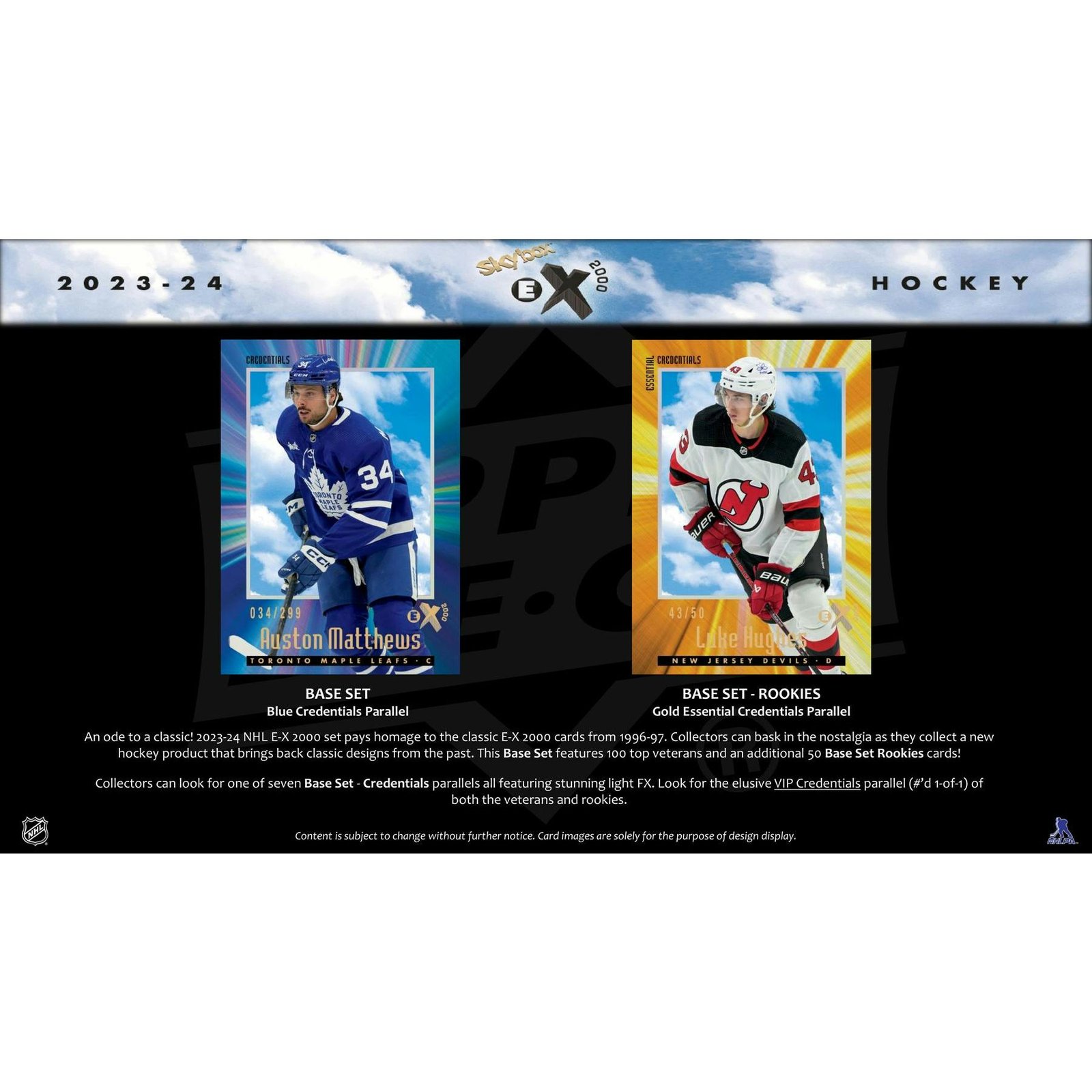 2023/24 Upper Deck Skybox E-X 2000 Hockey Hobby 12-Box Case - Image 6