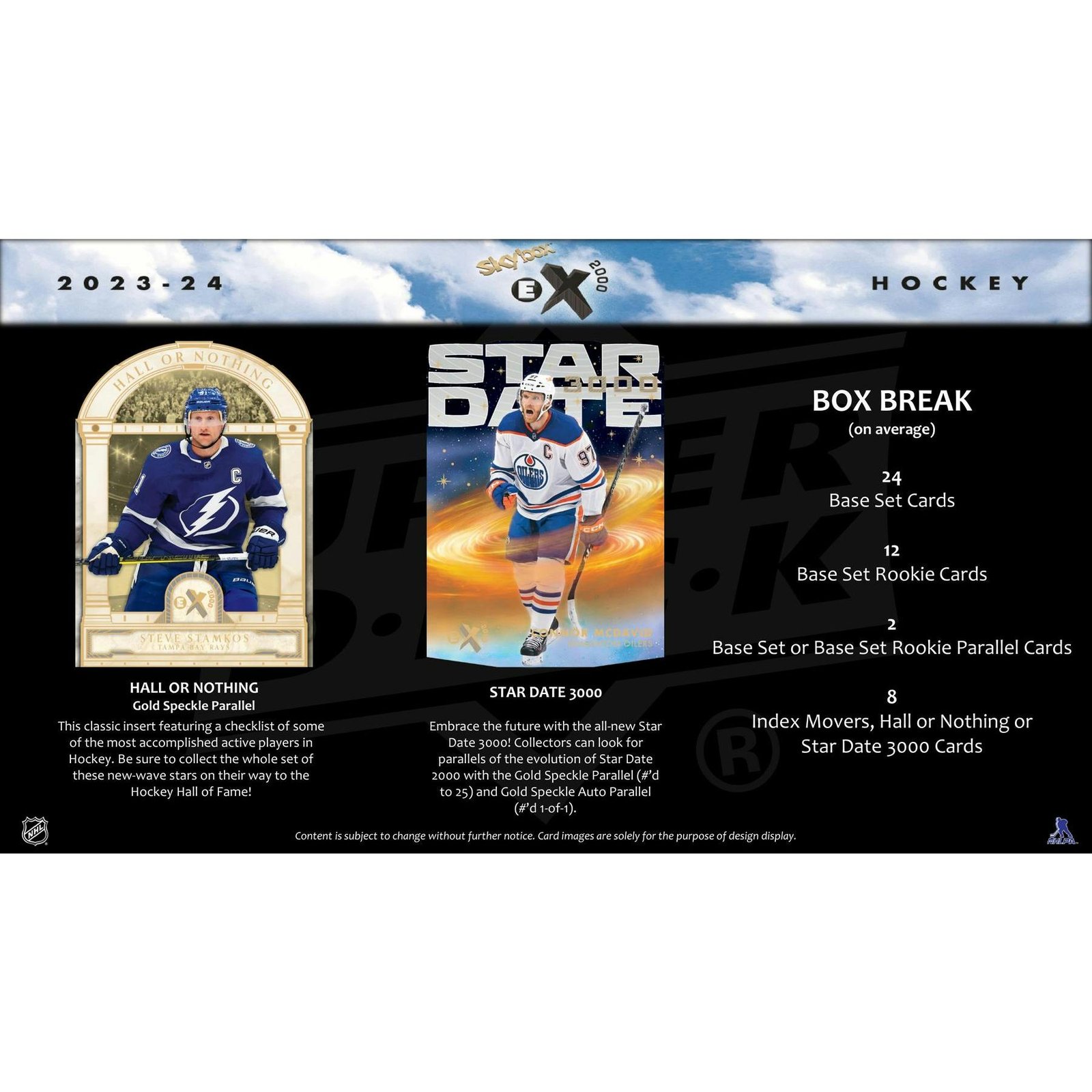 2023/24 Upper Deck Skybox E-X 2000 Hockey Hobby 12-Box Case - Image 8