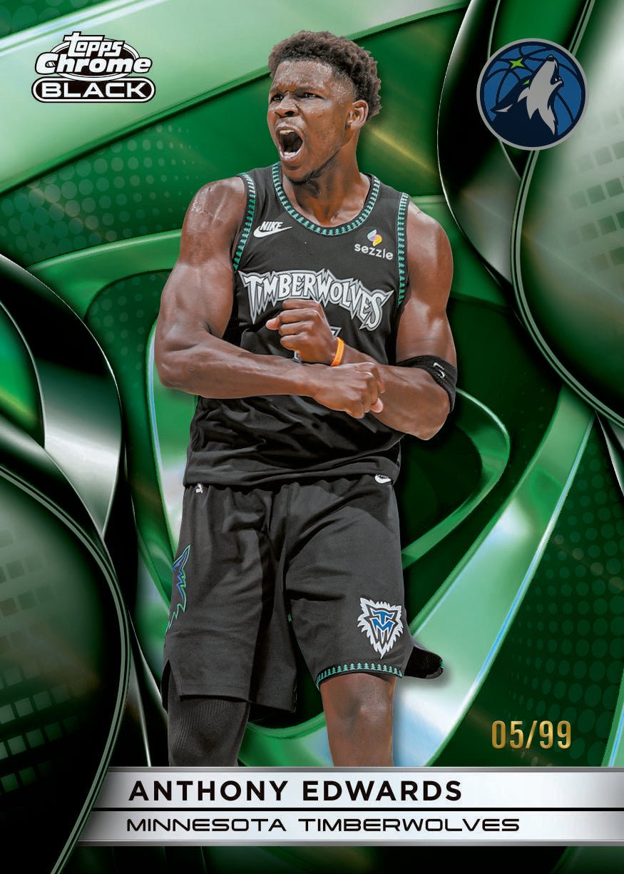 2025/26 Topps Chrome Black Basketball Hobby Box - Image 2