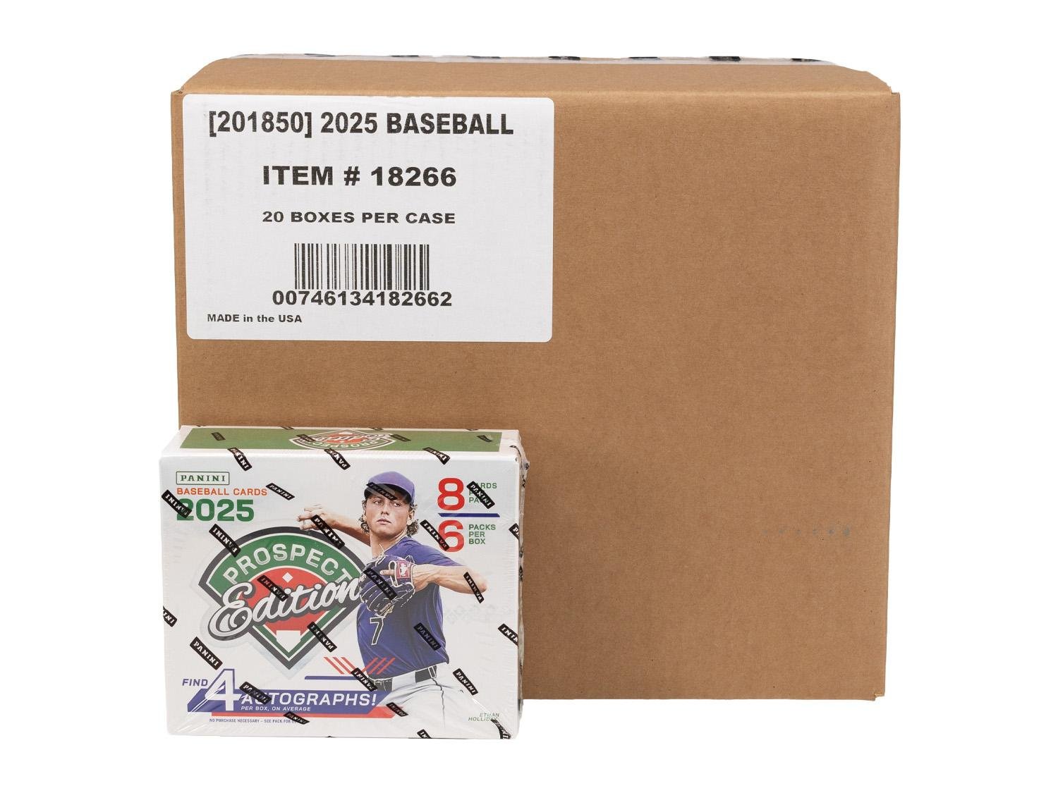 2025 Panini Prospect Edition Baseball Hobby 20-Box Case - Image 2