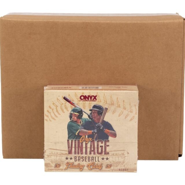 2026 Onyx Vintage Baseball Hobby 6-Box Case