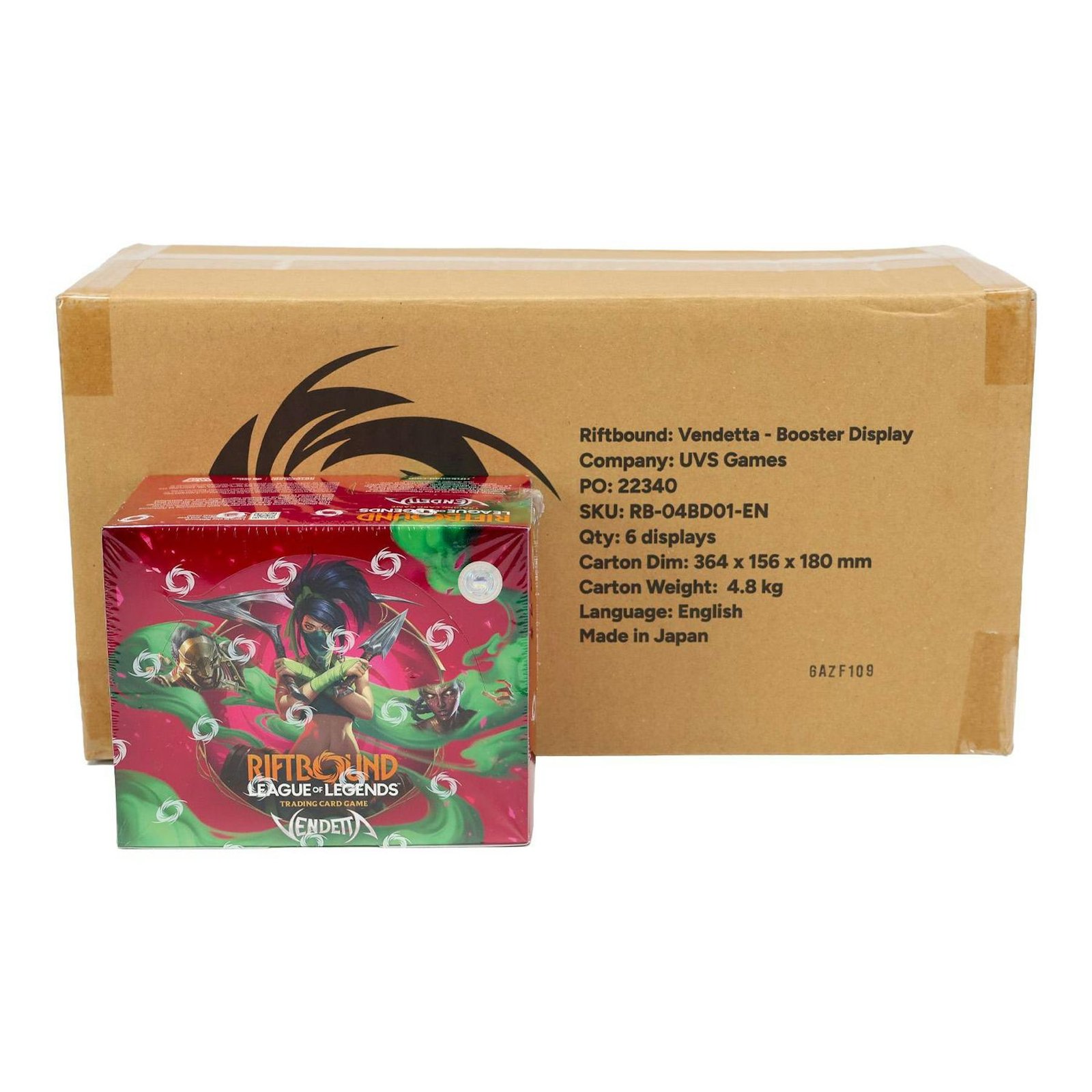 Riftbound League of Legends Vendetta Booster 6-Box Case - Image 4