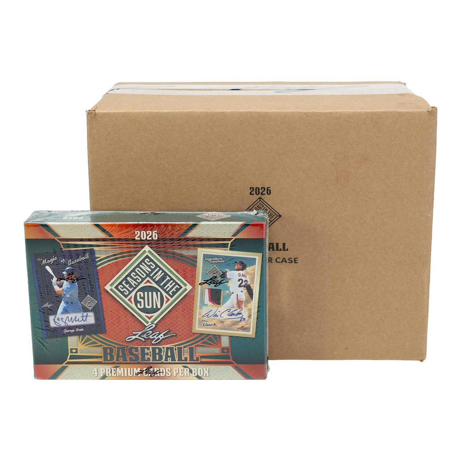 2026 Leaf Seasons in the Sun Baseball Hobby 10-Box Case - Image 2