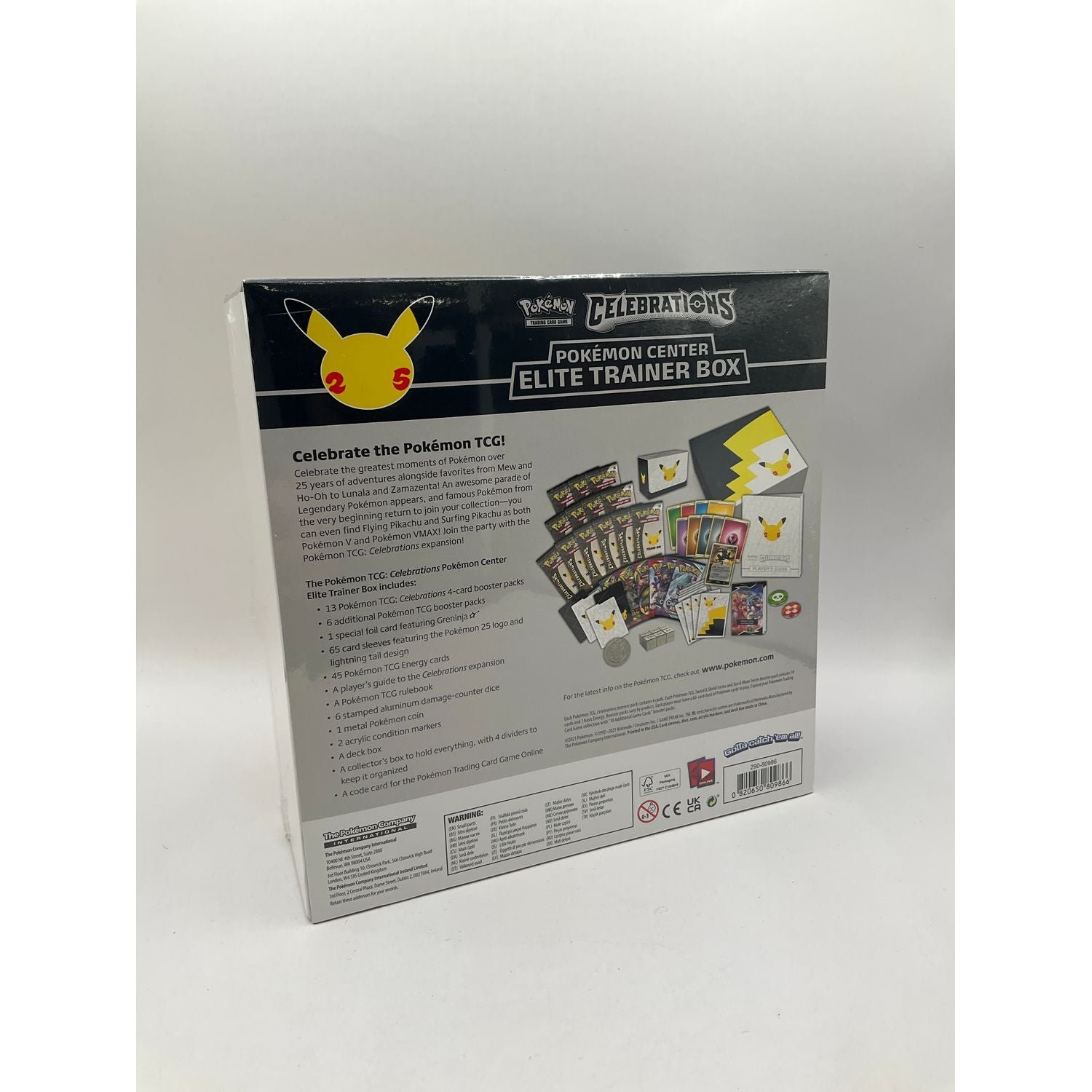 Pokemon: Celebrations Pokemon Center Elite Trainer Box #1 *See Pictures for Condition* - Image 2