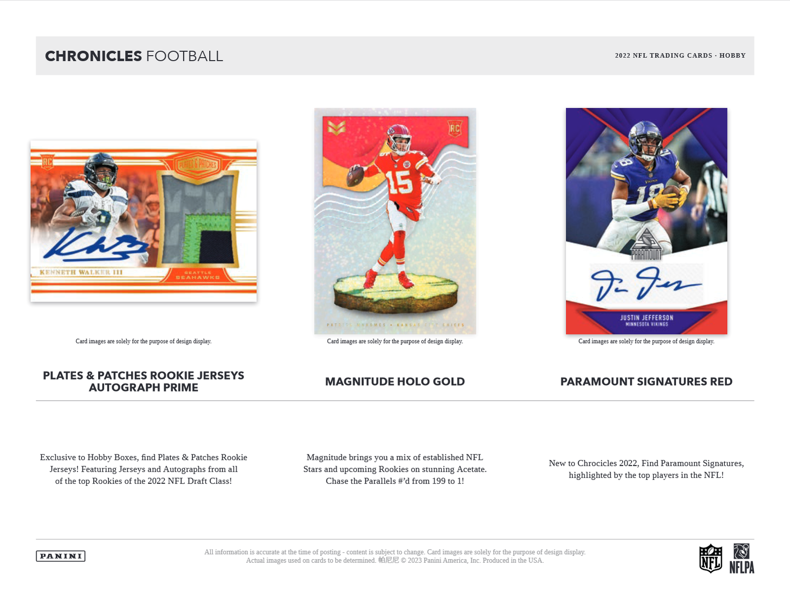 2022 Panini Chronicles Football Hobby 12 Box Case - Image 6