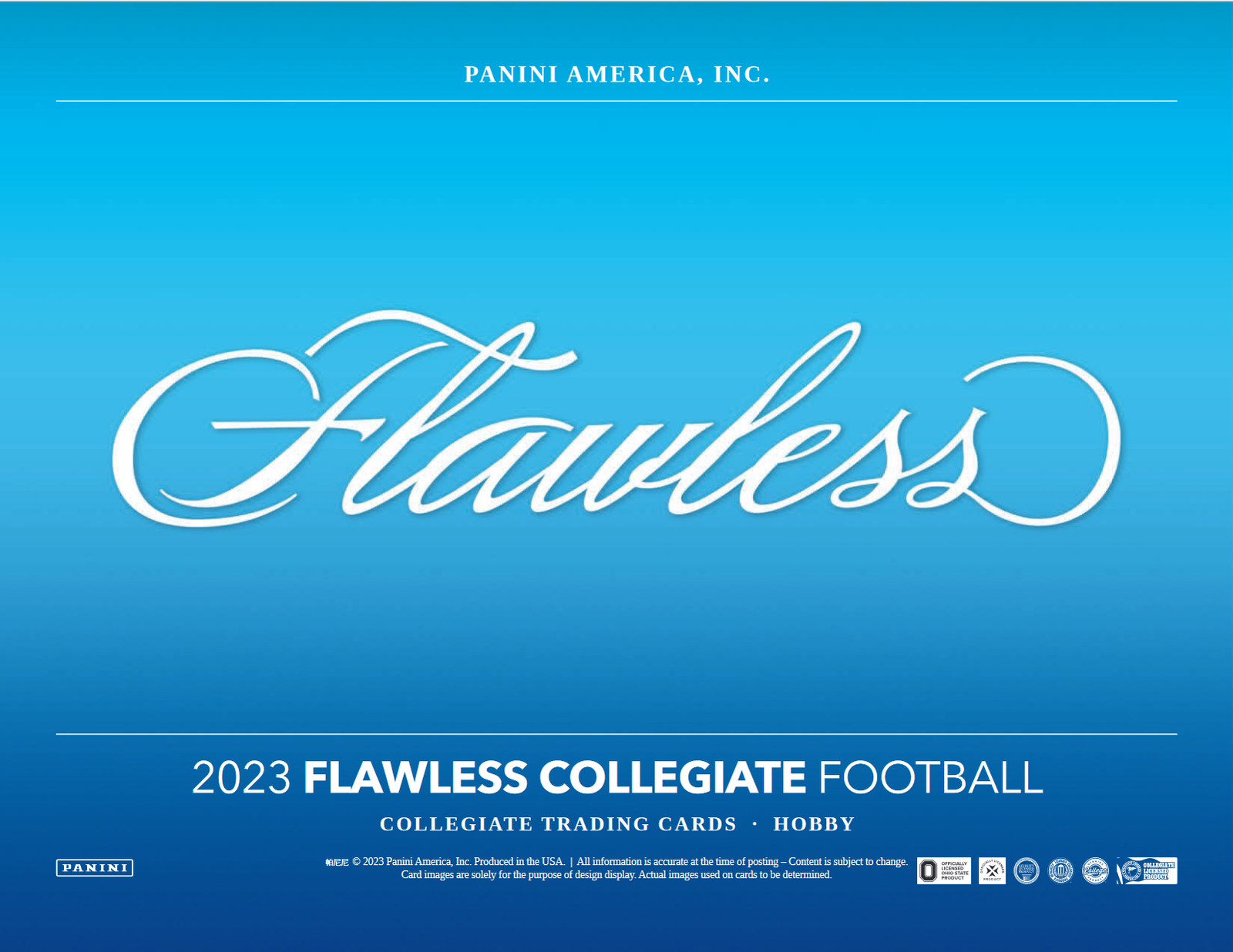 2023 Panini Flawless Collegiate Football Hobby 2 Box Case - Image 6