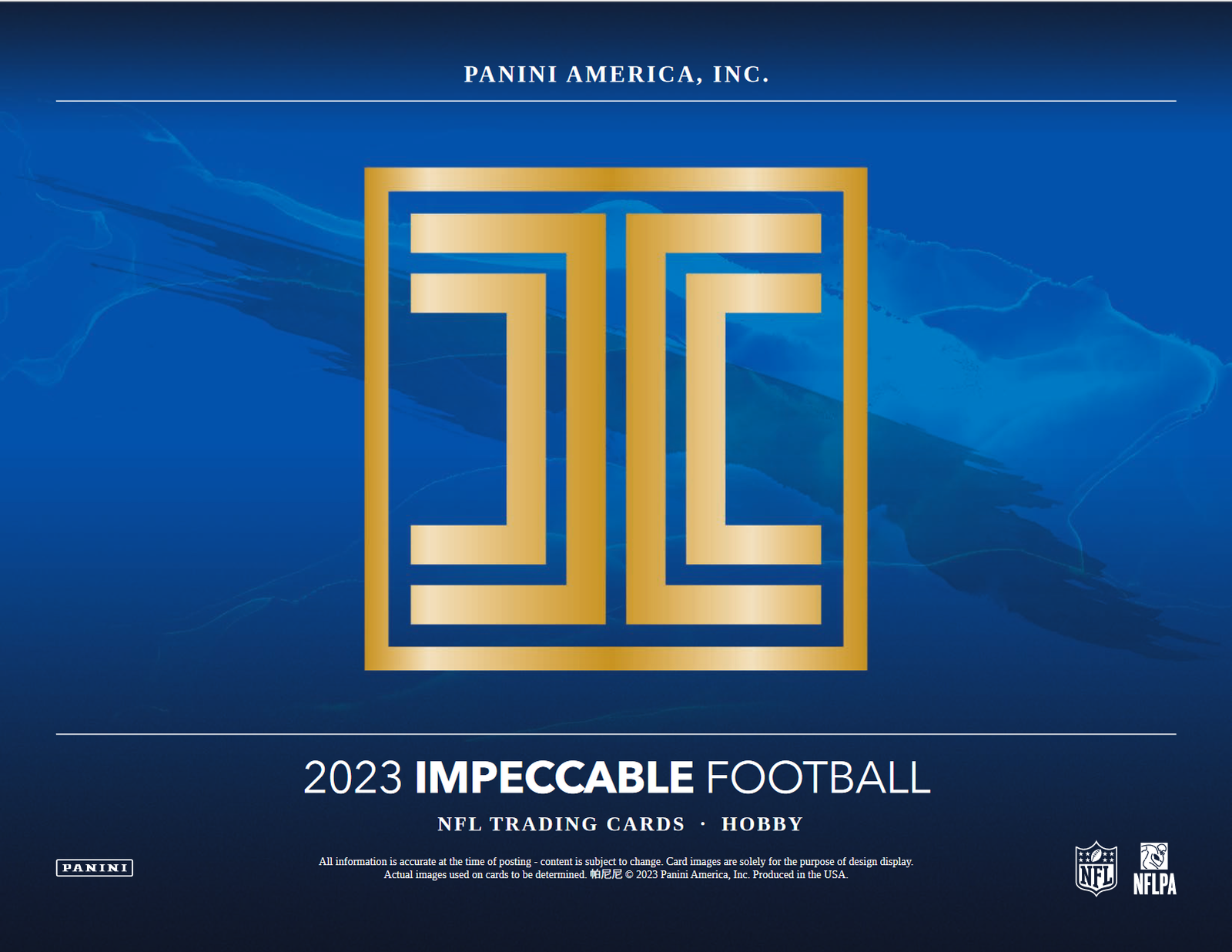 2023 Panini Impeccable Football Hobby 3 Box Case - Image 3