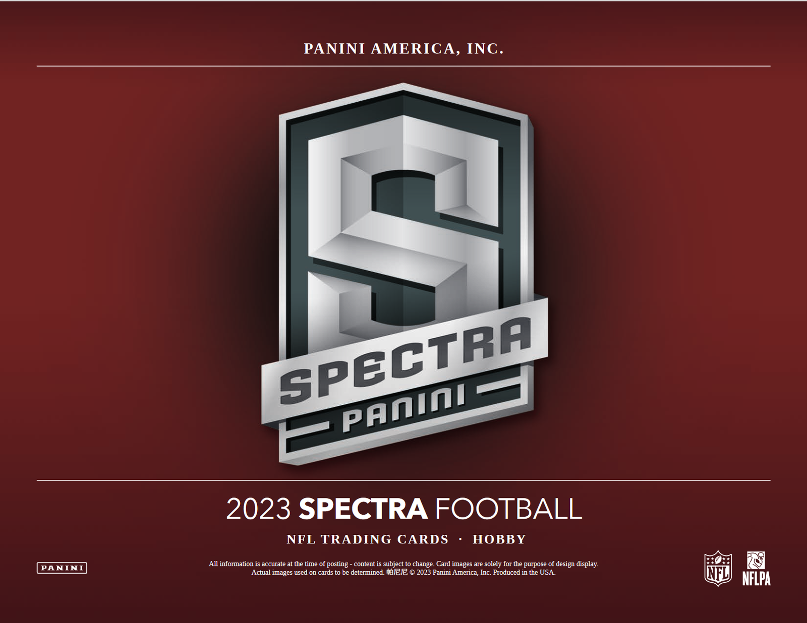 2023 Panini Spectra Football Hobby 8 Box Case - Image 2