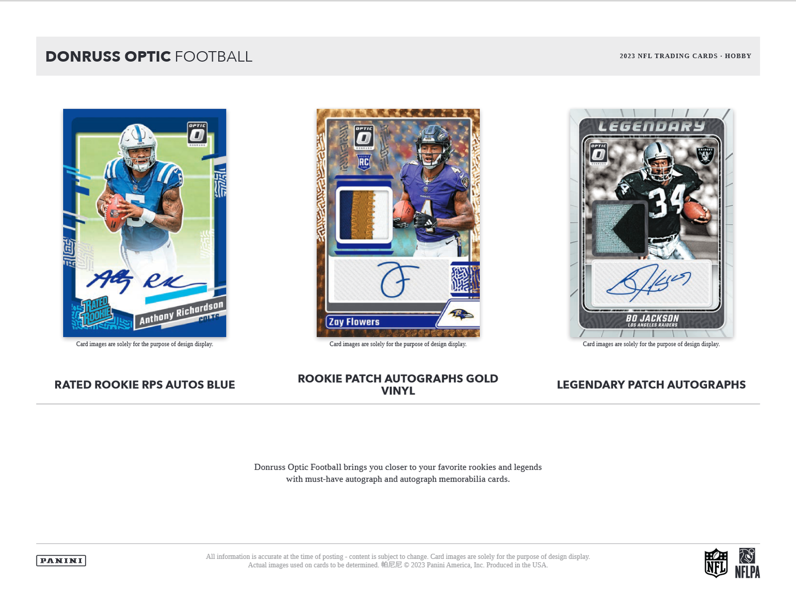 2023 Panini Donruss Optic Football Hobby 12 Box Case - Image 3