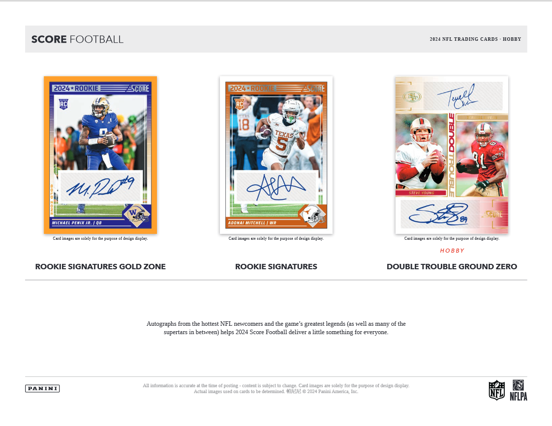 2024 Panini Score Football Hobby 12 Box Case - Image 4