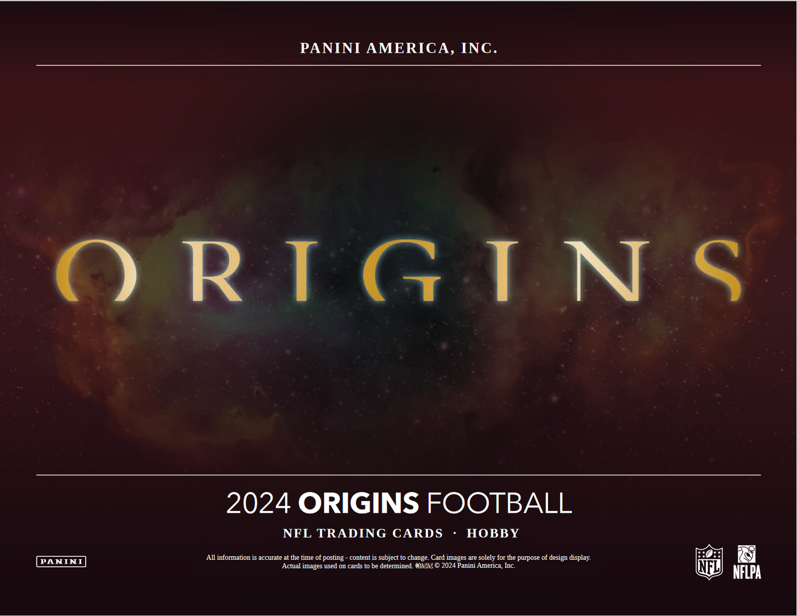 2024 Panini Origins Football Hobby 16 Box Case - Image 2