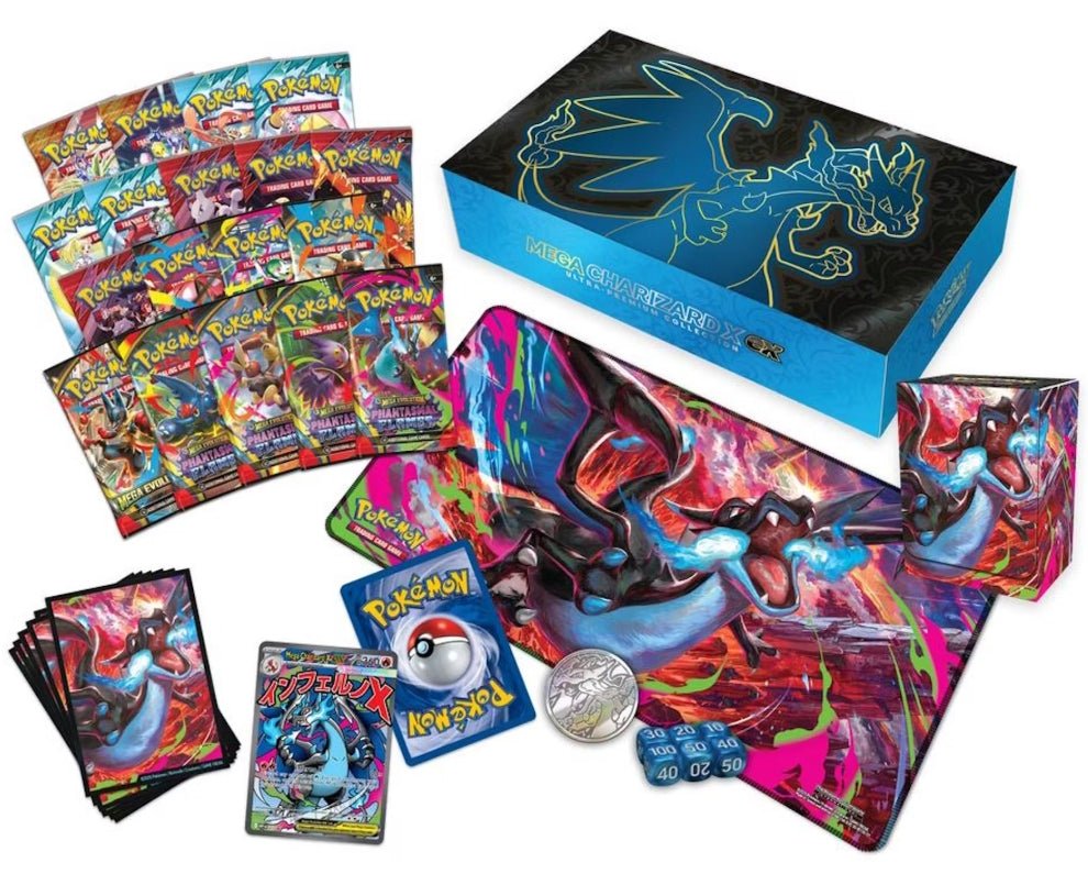 Pokemon Mega Charizard X ex Ultra-Premium Collection 4 Box Case - Image 2