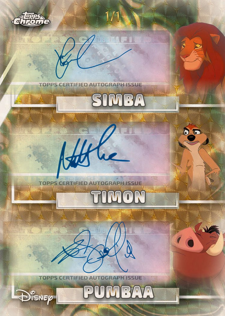 2026 Topps Chrome Disney Hobby 8 Box Case - Image 14