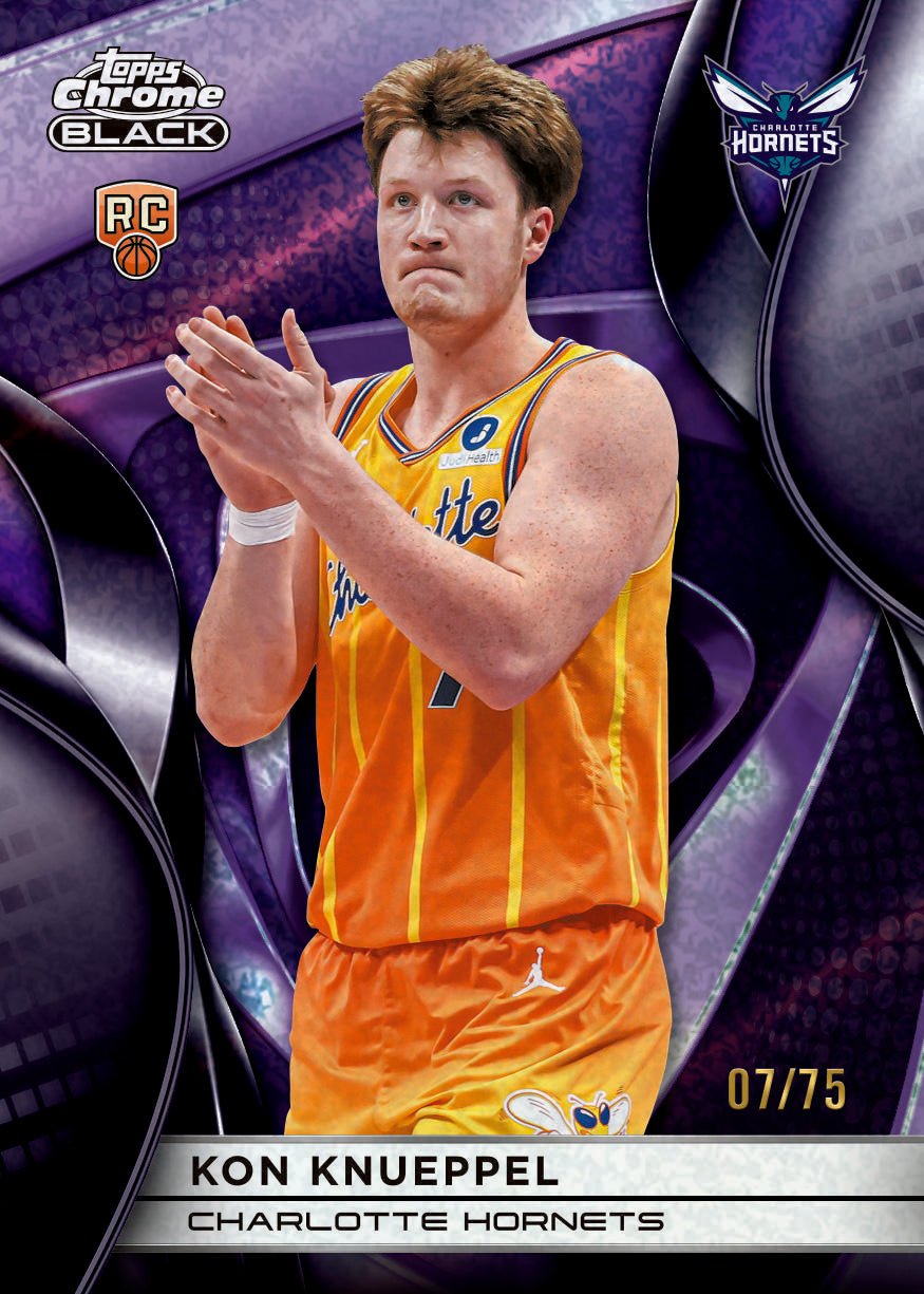 2025/26 Topps Chrome Black Basketball Hobby 8 Box Case - Image 5