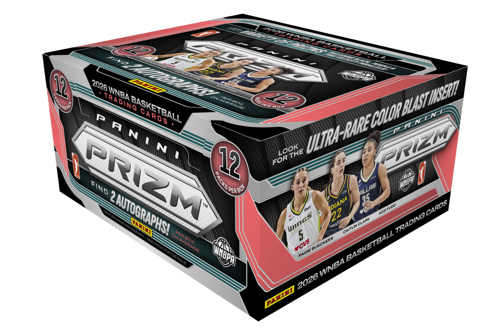 2026 Panini Prizm WNBA Basketball Hobby 12 Box Case