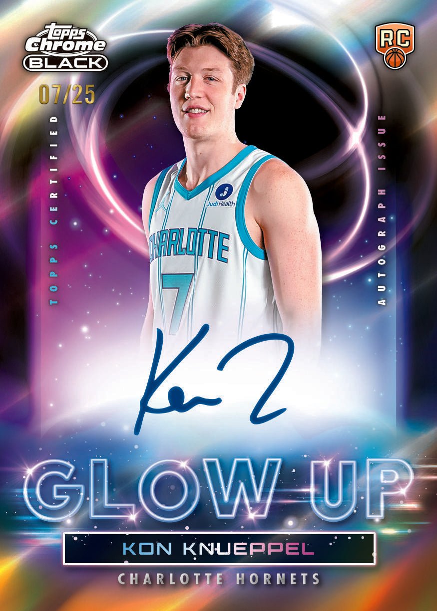 2025/26 Topps Chrome Black Basketball Hobby 8 Box Case - Image 11