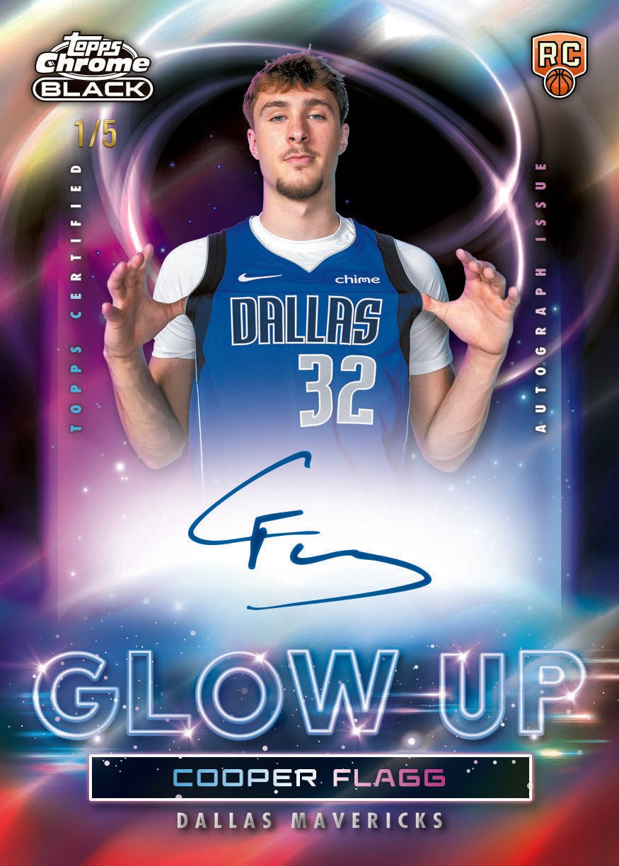 2025/26 Topps Chrome Black Basketball Hobby Box - Image 10