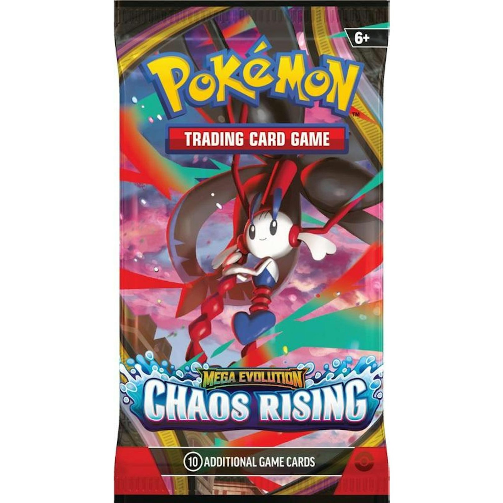 Pokemon Mega Evolution: Chaos Rising 6-Pack Booster 25-Bundle Case - Image 6