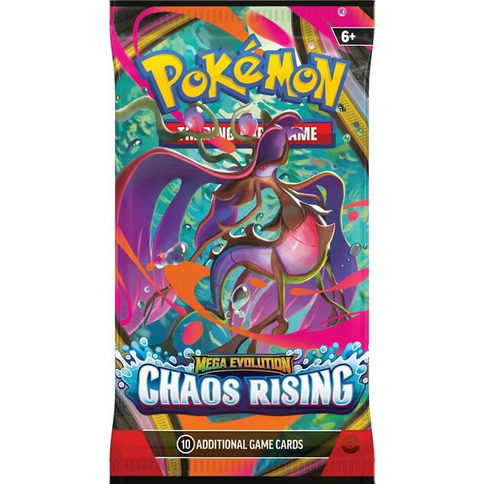 Pokemon Mega Evolution: Chaos Rising 6-Pack Booster 25-Bundle Case - Image 7