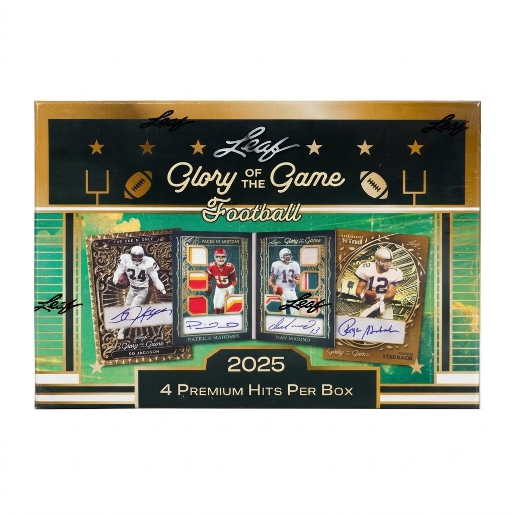 Leaf Glory of the Game Football 2025 Hobby Box